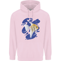 An Angel Fish in the Ocean Childrens Kids Hoodie Light Pink