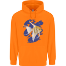 An Angel Fish in the Ocean Childrens Kids Hoodie Orange