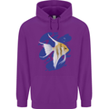 An Angel Fish in the Ocean Childrens Kids Hoodie Purple