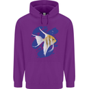 An Angel Fish in the Ocean Childrens Kids Hoodie Purple
