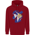 An Angel Fish in the Ocean Childrens Kids Hoodie Red