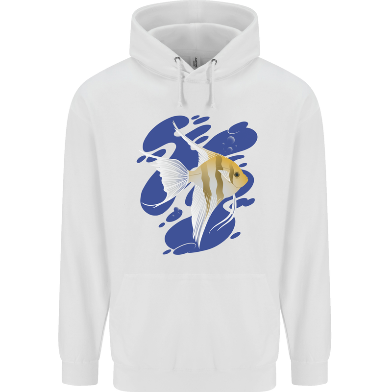 An Angel Fish in the Ocean Childrens Kids Hoodie White