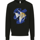 An Angel Fish in the Ocean Kids Sweatshirt Jumper Black