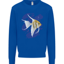 An Angel Fish in the Ocean Kids Sweatshirt Jumper Royal Blue