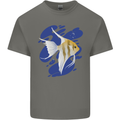 An Angel Fish in the Ocean Kids T-Shirt Childrens Charcoal