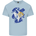 An Angel Fish in the Ocean Kids T-Shirt Childrens Light Blue