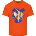 An Angel Fish in the Ocean Kids T-Shirt Childrens Orange