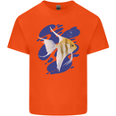 An Angel Fish in the Ocean Kids T-Shirt Childrens Orange