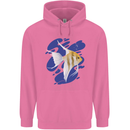 An Angel Fish in the Ocean Mens 80% Cotton Hoodie Azelea