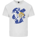 An Angel Fish in the Ocean Mens Cotton T-Shirt Tee Top White