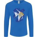 An Angel Fish in the Ocean Mens Long Sleeve T-Shirt Royal Blue