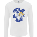 An Angel Fish in the Ocean Mens Long Sleeve T-Shirt White