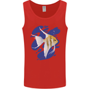 An Angel Fish in the Ocean Mens Vest Tank Top Red