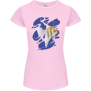 An Angel Fish in the Ocean Womens Petite Cut T-Shirt Light Pink