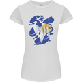An Angel Fish in the Ocean Womens Petite Cut T-Shirt White