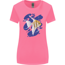 An Angel Fish in the Ocean Womens Wider Cut T-Shirt Azalea