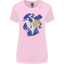 An Angel Fish in the Ocean Womens Wider Cut T-Shirt Light Pink