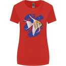 An Angel Fish in the Ocean Womens Wider Cut T-Shirt Red