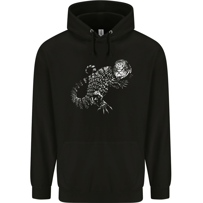 An Argentine Tegu Lizard Childrens Kids Hoodie Black
