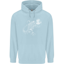 An Argentine Tegu Lizard Childrens Kids Hoodie Light Blue