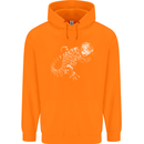 An Argentine Tegu Lizard Childrens Kids Hoodie Orange