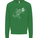 An Argentine Tegu Lizard Kids Sweatshirt Jumper Irish Green