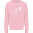 An Argentine Tegu Lizard Kids Sweatshirt Jumper Light Pink