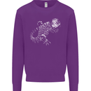 An Argentine Tegu Lizard Kids Sweatshirt Jumper Purple