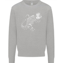 An Argentine Tegu Lizard Kids Sweatshirt Jumper Sports Grey