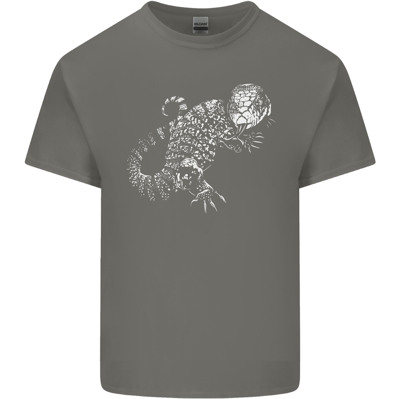 An Argentine Tegu Lizard Kids T-Shirt Childrens Charcoal