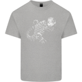 An Argentine Tegu Lizard Kids T-Shirt Childrens Sports Grey