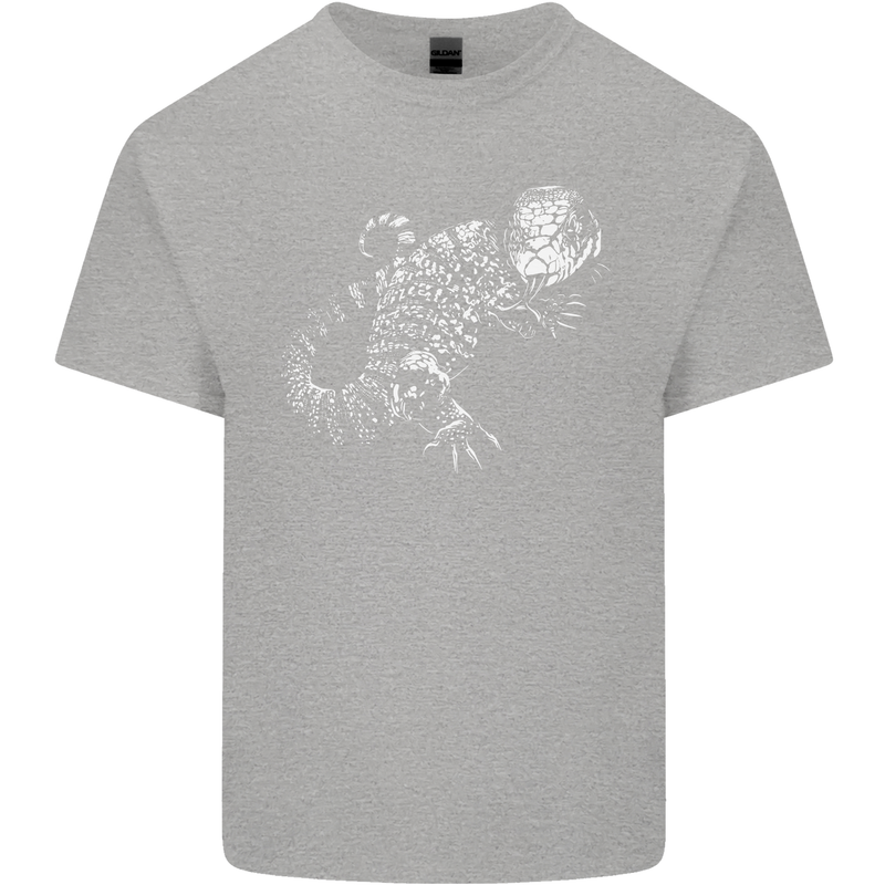 An Argentine Tegu Lizard Kids T-Shirt Childrens Sports Grey