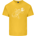 An Argentine Tegu Lizard Kids T-Shirt Childrens Yellow