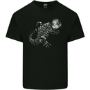 An Argentine Tegu Lizard Mens Cotton T-Shirt Tee Top Black