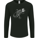 An Argentine Tegu Lizard Mens Long Sleeve T-Shirt Black