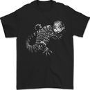 An Argentine Tegu Lizard Mens T-Shirt 100% Cotton Black