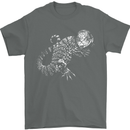 An Argentine Tegu Lizard Mens T-Shirt 100% Cotton Charcoal