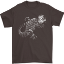 An Argentine Tegu Lizard Mens T-Shirt 100% Cotton Dark Chocolate