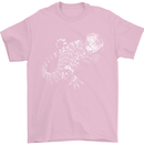An Argentine Tegu Lizard Mens T-Shirt 100% Cotton Light Pink