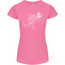 An Argentine Tegu Lizard Womens Petite Cut T-Shirt Azalea