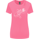 An Argentine Tegu Lizard Womens Wider Cut T-Shirt Azalea