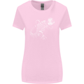 An Argentine Tegu Lizard Womens Wider Cut T-Shirt Light Pink
