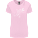 An Argentine Tegu Lizard Womens Wider Cut T-Shirt Light Pink