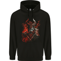 An Artistic Fantasy Viking Warrior Childrens Kids Hoodie Black