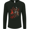 An Artistic Fantasy Viking Warrior Mens Long Sleeve T-Shirt Black