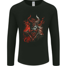 An Artistic Fantasy Viking Warrior Mens Long Sleeve T-Shirt Black