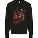 An Artistic Fantasy Viking Warrior Mens Sweatshirt Jumper Black