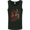 An Artistic Fantasy Viking Warrior Mens Vest Tank Top Black
