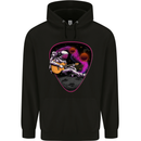 An Astronaut Playing Guitar Space Rock Mens Hoodie Black