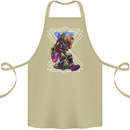 An Astronaut Playing a Guitar Guitarist Cotton Apron 100% Organic Khaki